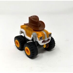 Blaze & The Monster Machines Mattel COWBOY BUMP BUMPERMAN Die Cast 2014 RARE 3"